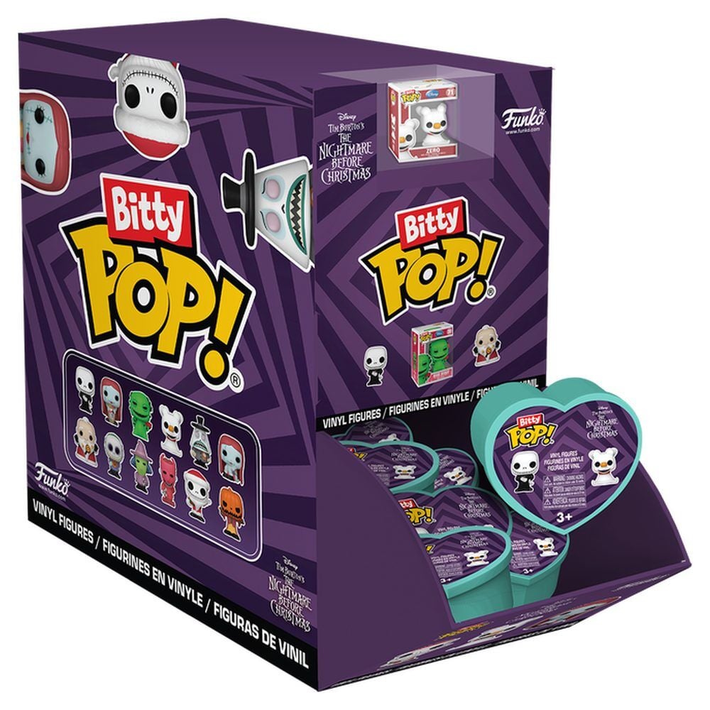 Mystery Bitty POP Heart Disney Nightmare Before Christmas Figure Assorted