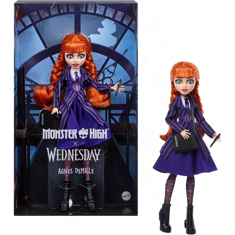 Agnes Wednesday Monster High Doll