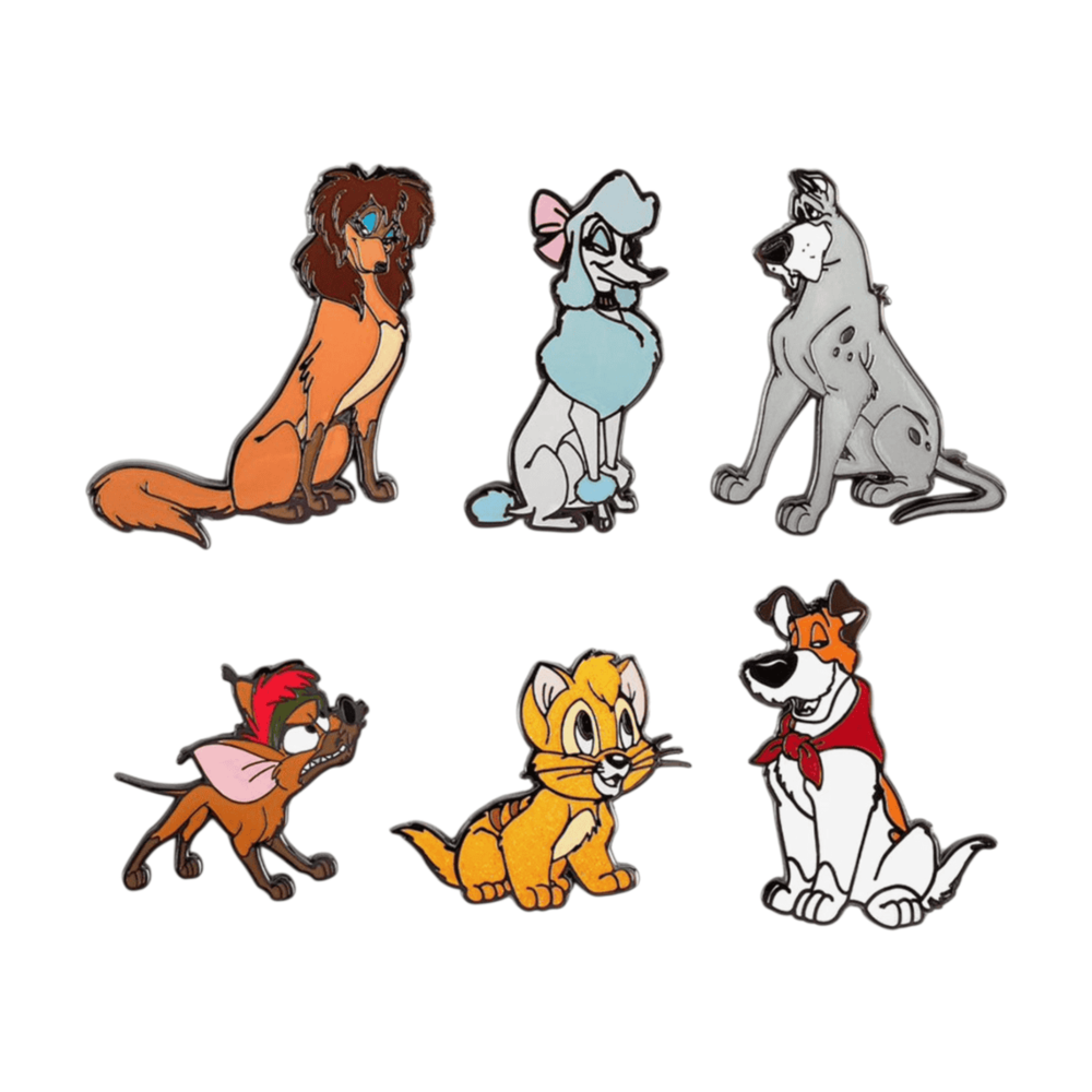 Blind Box Mystery Enamel Pin Oliver and Company Disney Loungefly