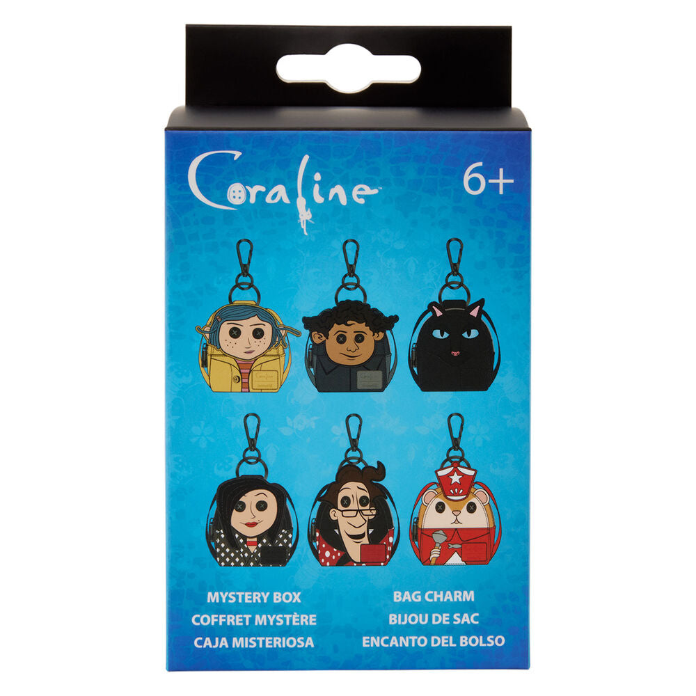 Loungefly Mystery Coraline's Worlds Mini Backpack Keychain Assortment