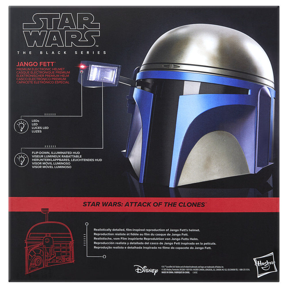 Premium electronic helmet Jango Fett Star Wars The Black Series
