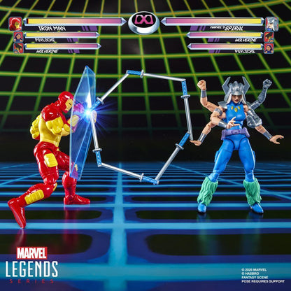 Blister 2 figures Iron Man Vs Marvels Spiral Marvel Games 15cm