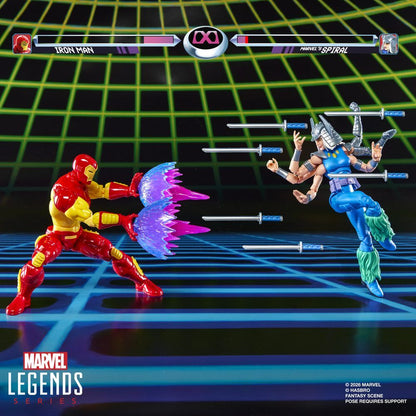 Blister 2 figures Iron Man Vs Marvels Spiral Marvel Games 15cm