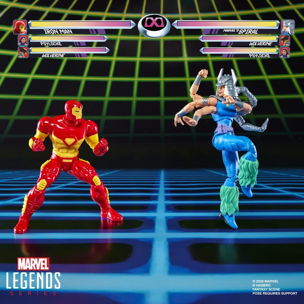 Blister 2 figures Iron Man Vs Marvels Spiral Marvel Games 15cm