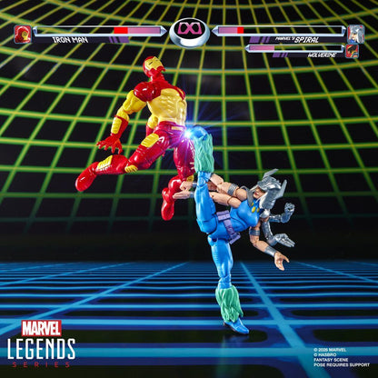 Blister 2 figures Iron Man Vs Marvels Spiral Marvel Games 15cm
