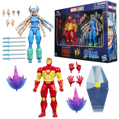 Blister 2 figures Iron Man Vs Marvels Spiral Marvel Games 15cm
