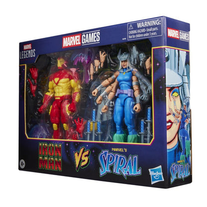 Blister 2 figures Iron Man Vs Marvels Spiral Marvel Games 15cm