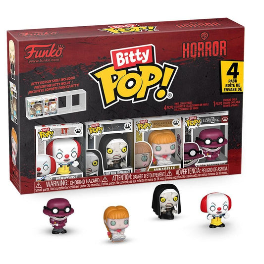 Blister 4 figures Bitty POP Warner Bros Horror Series 2