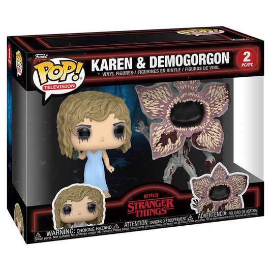 Blister 2 POP Figures Stranger Things Karen & Demogorgon