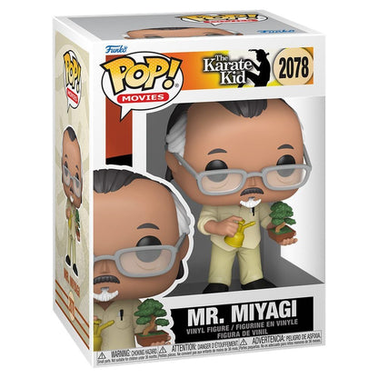 POP Figure The Karate Kid Mr. Miyagi with Bonsai Tree