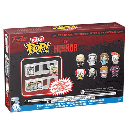 Blister 4 figures Bitty POP Warner Bros Horror Series 2