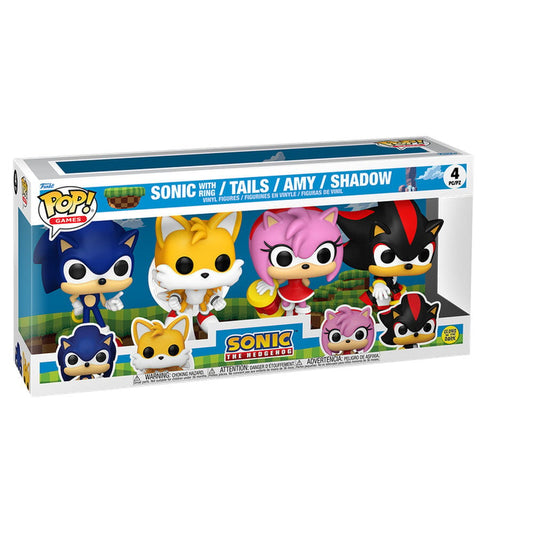 Blister 4 POP Figures Sonic the Hedgehog