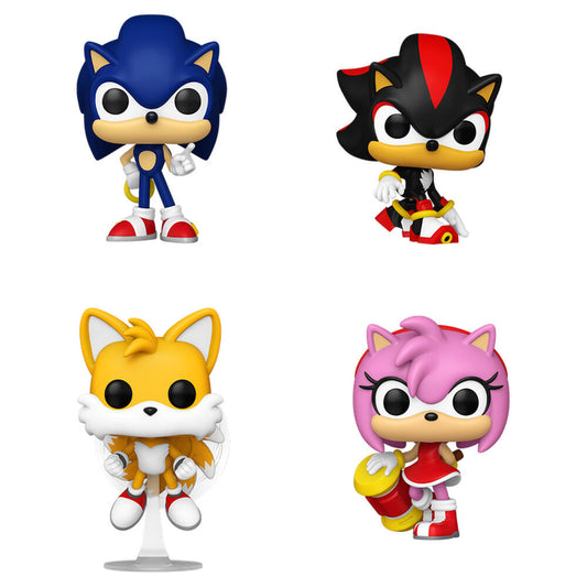 Blister 4 POP Figures Sonic the Hedgehog