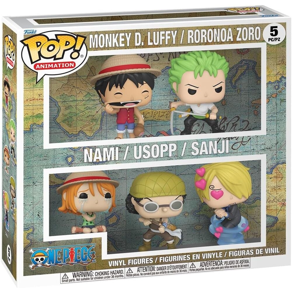 Blister 5 POP Animation One Piece Figures