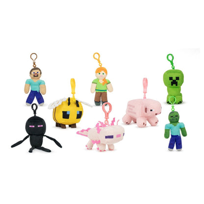 Llavero de peluche de Minecraft de 12 cm surtido