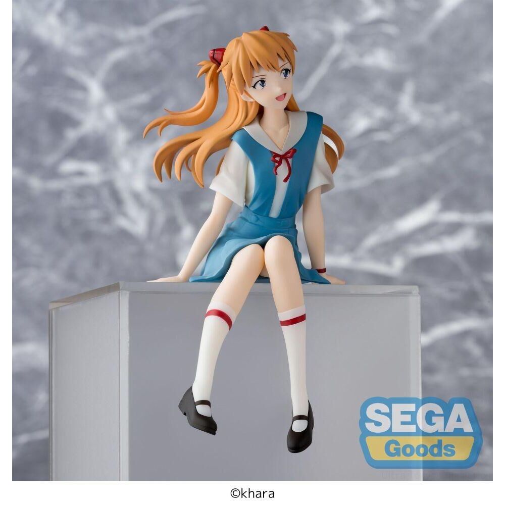 Figurine PM Perching Asuka Shikinami Langley Evangelion Nouvelle Édition Théâtrale 14cm
