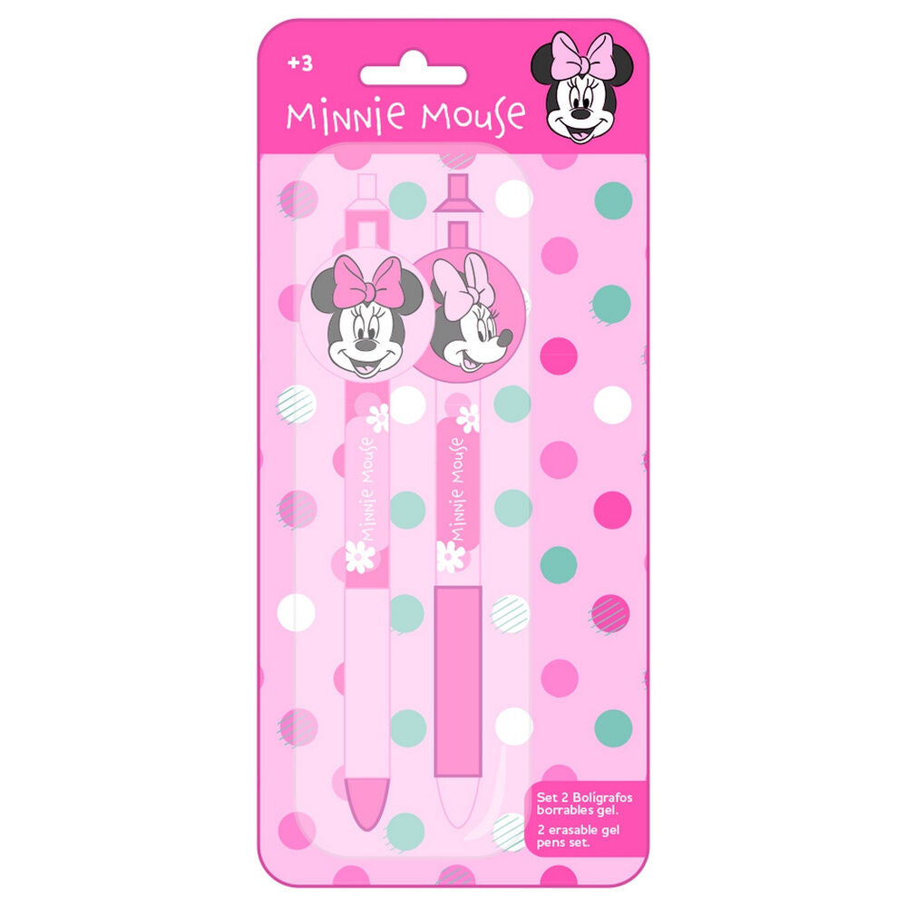 Blister pack of 2 erasable Minty Minnie Disney pens