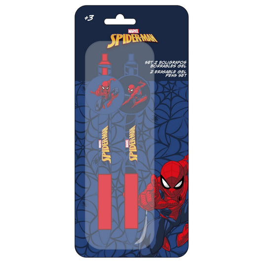 Blister pack of 2 erasable Spiderman Marvel pens