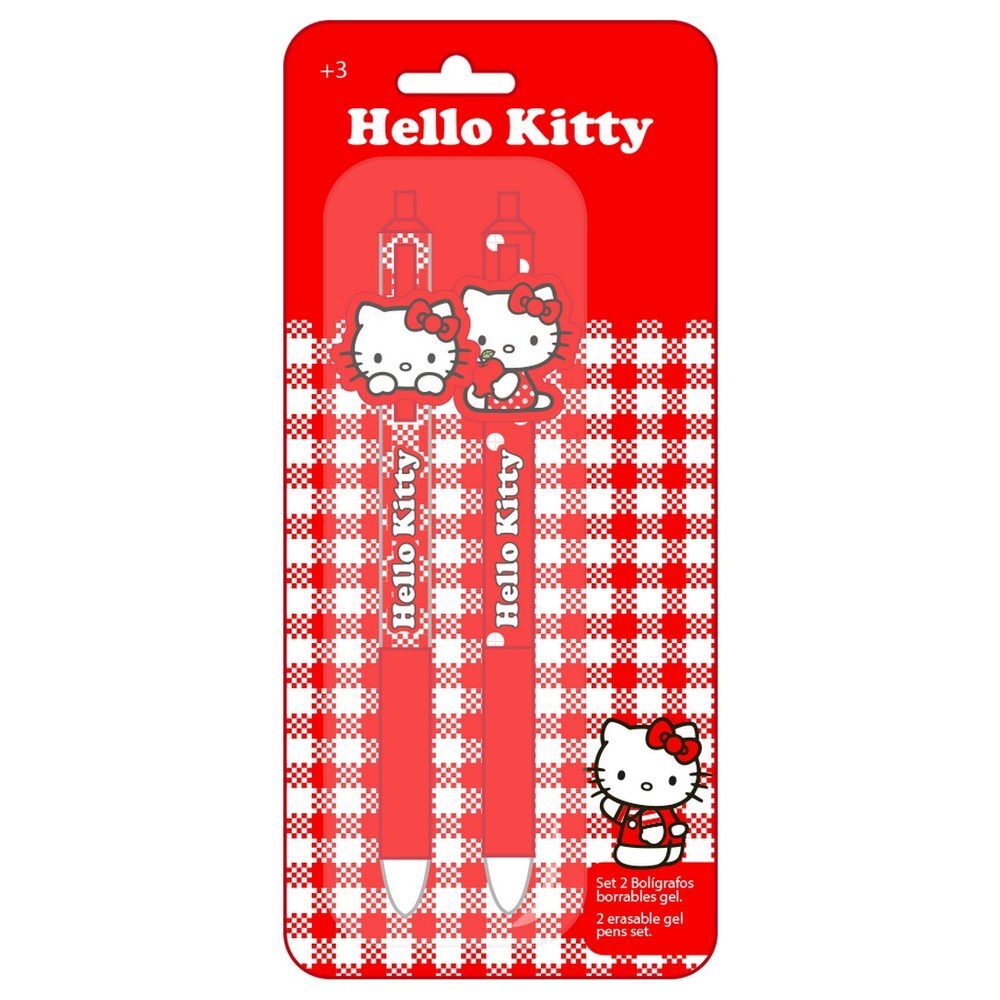 Hello Kitty erasable pens blister pack (2 pens)