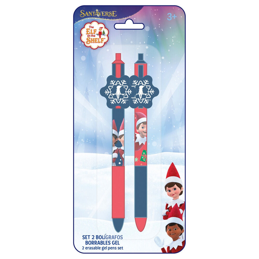 Blister of 2 Elf On the Shelf erasable pens