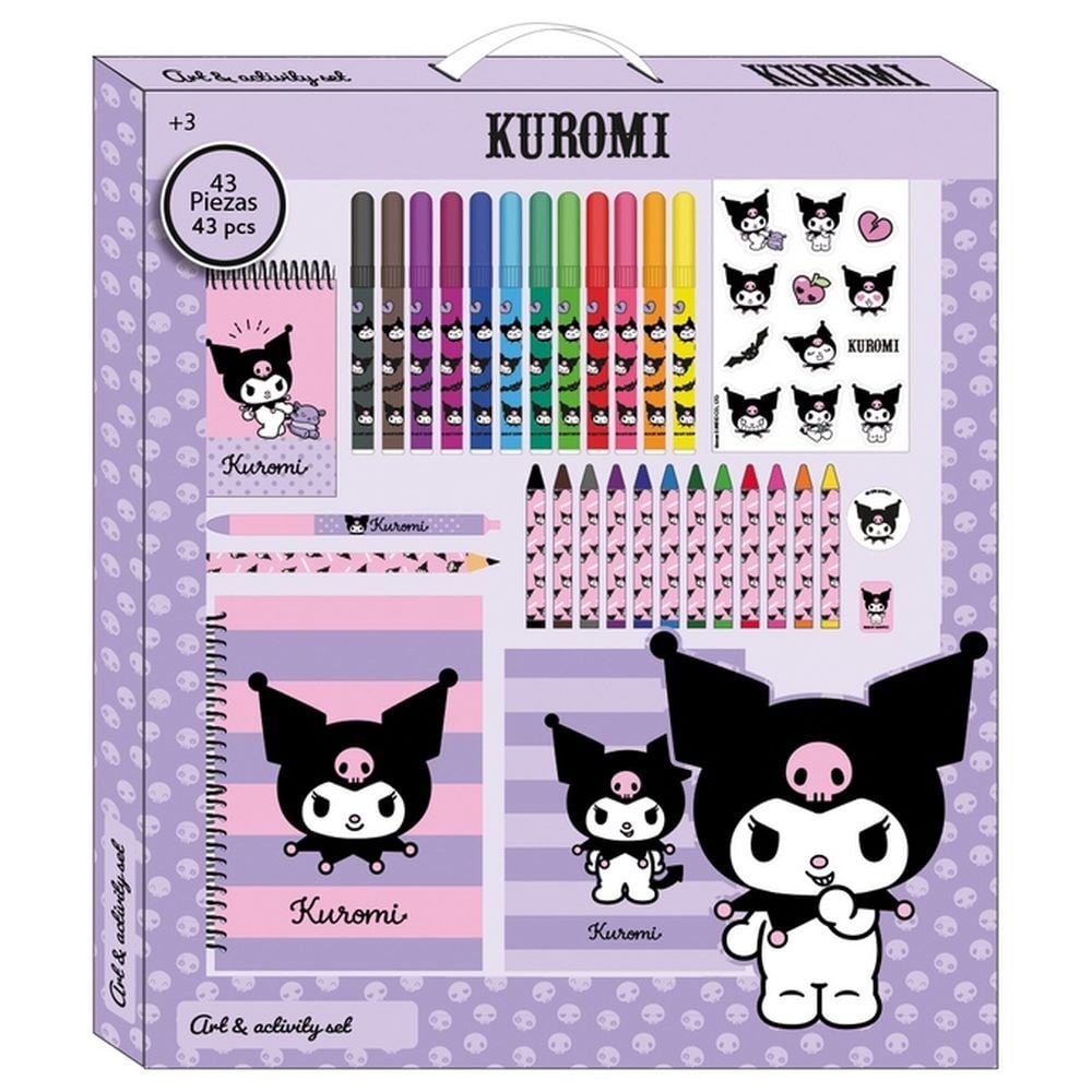Kuromi Hello Kitty activity set 43pcs