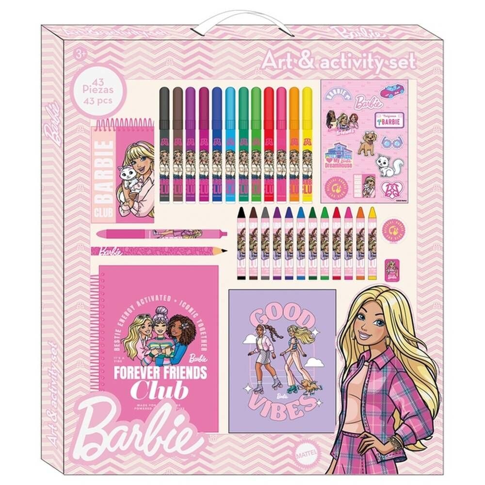 Barbie activity set 43 pieces
