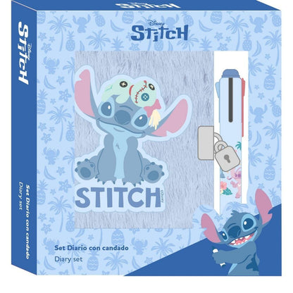 Diary 4-color Stitch Disney pen