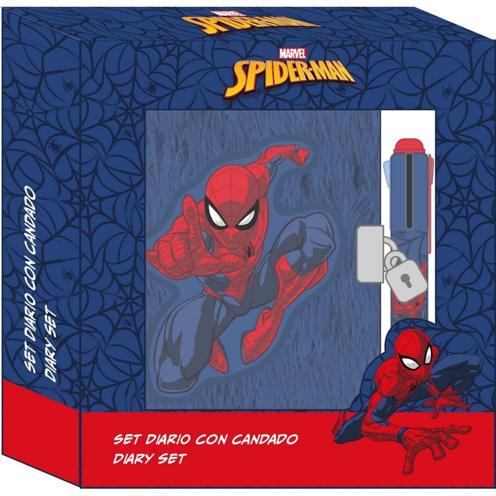 Diary pen 4 colors Spiderman Marvel