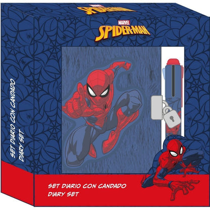 Diary pen 4 colors Spiderman Marvel