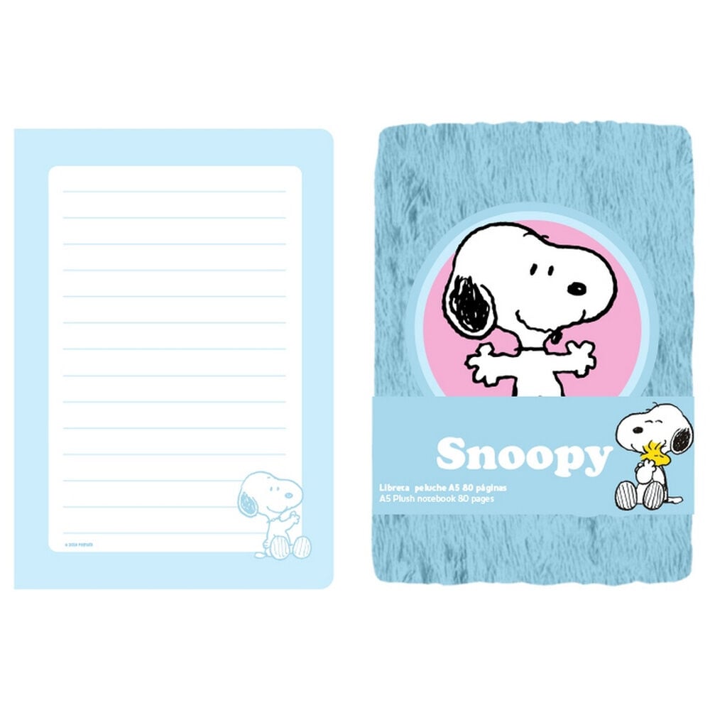 Snoopy A5 Plush Notebook