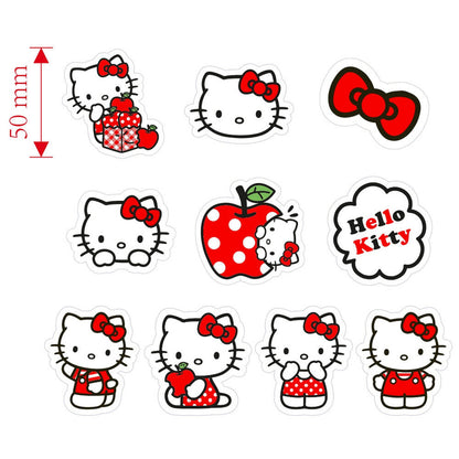 Blister pack of 10 Hello Kitty erasers