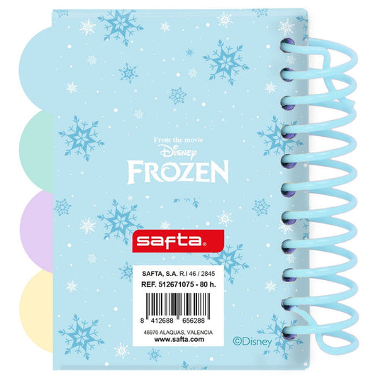 A7 Frozen Disney Notebook