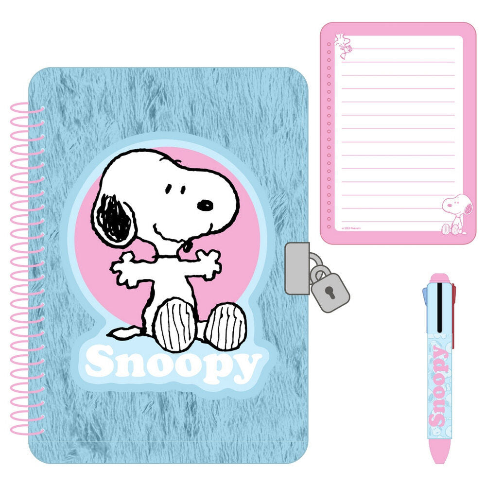 Diary pen 4 colors Snoopy
