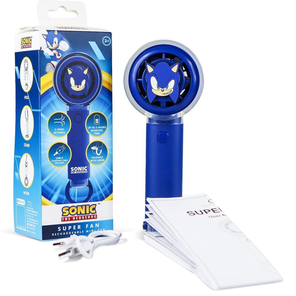 Sonic The Hedgehog Handheld Fan