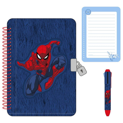 Diary pen 4 colors Spiderman Marvel
