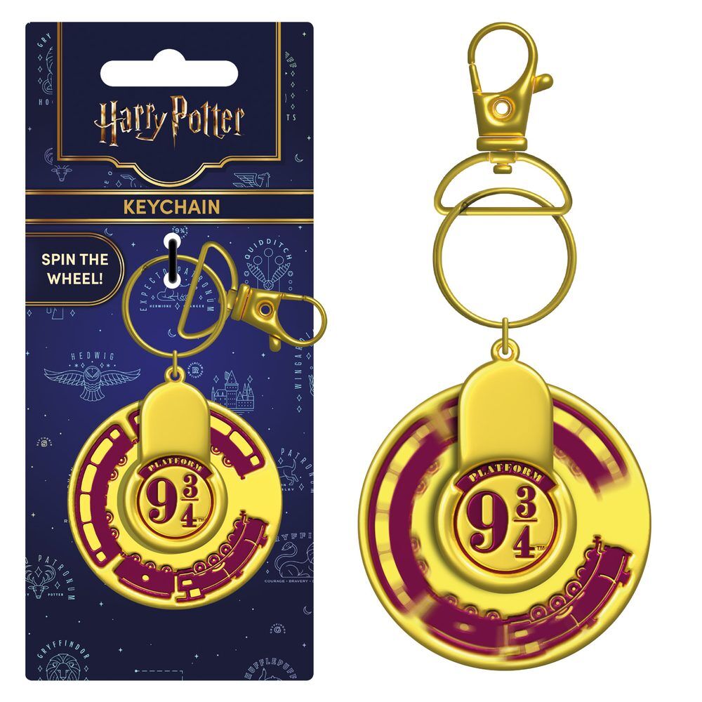 Hogwarts Express Harry Potter metal spinner keychain