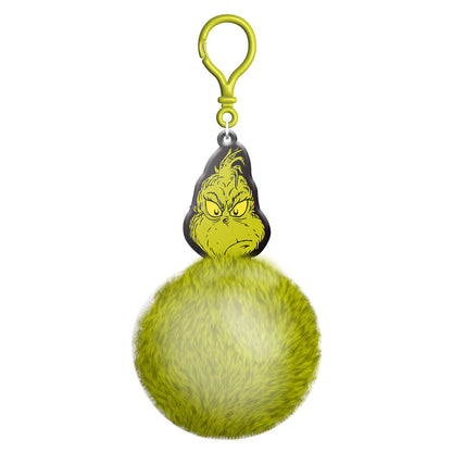 The Grinch pompom keychain