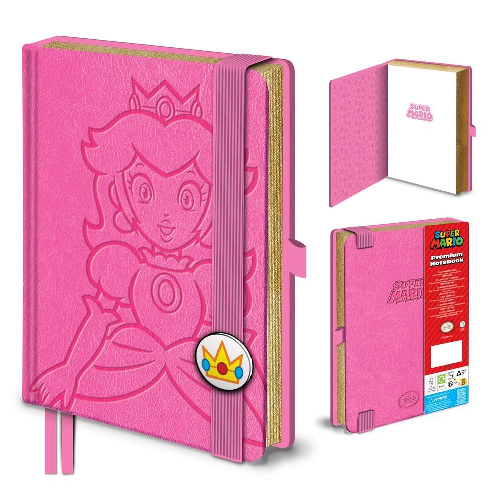 A5 Princess Peach Super Mario Notebook