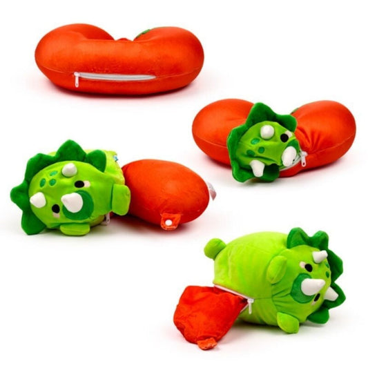 Cuscino da viaggio + peluche dinosauro Swapseazzz Adorasaurs