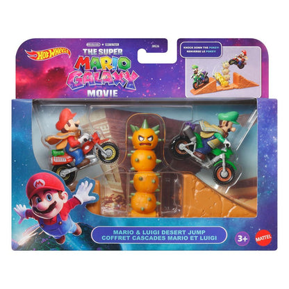 Hot Wheels Mario & Luigi Desert Jump blister pack