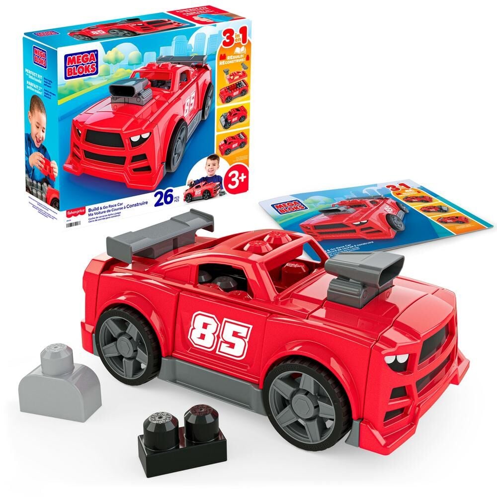 MEGA Bloks Building Blocks Racing Car
