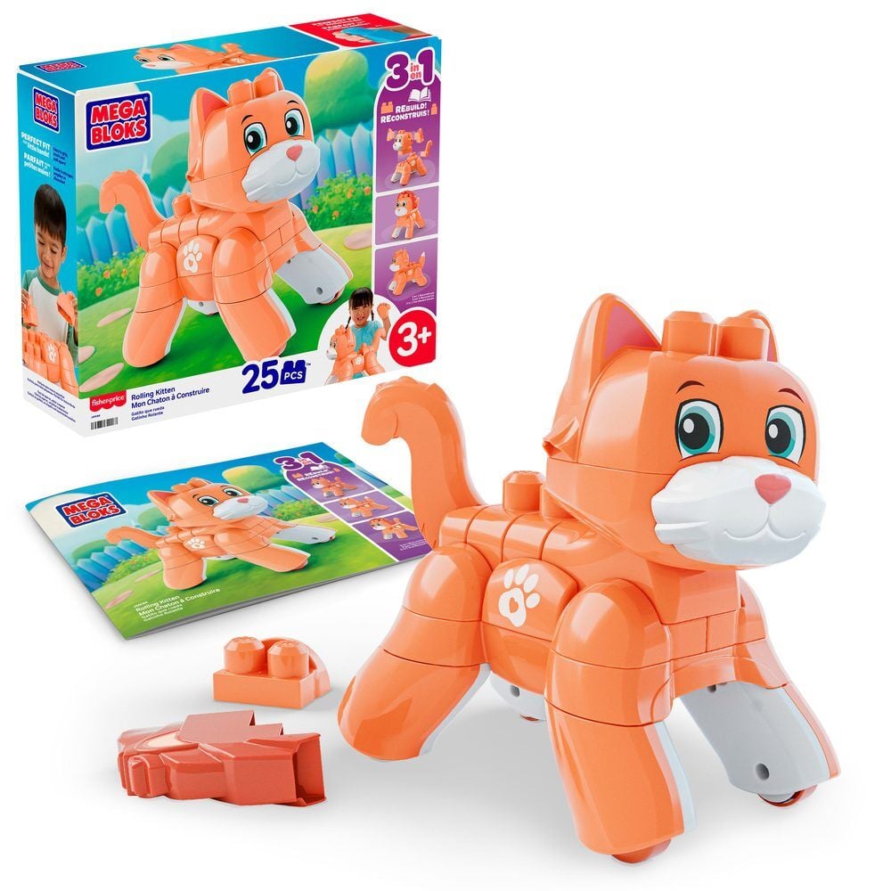 Skater cat MEGA Bloks building blocks