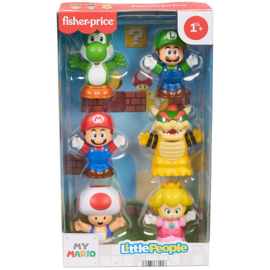 Blister 6 figures Super Mario Bros Little People