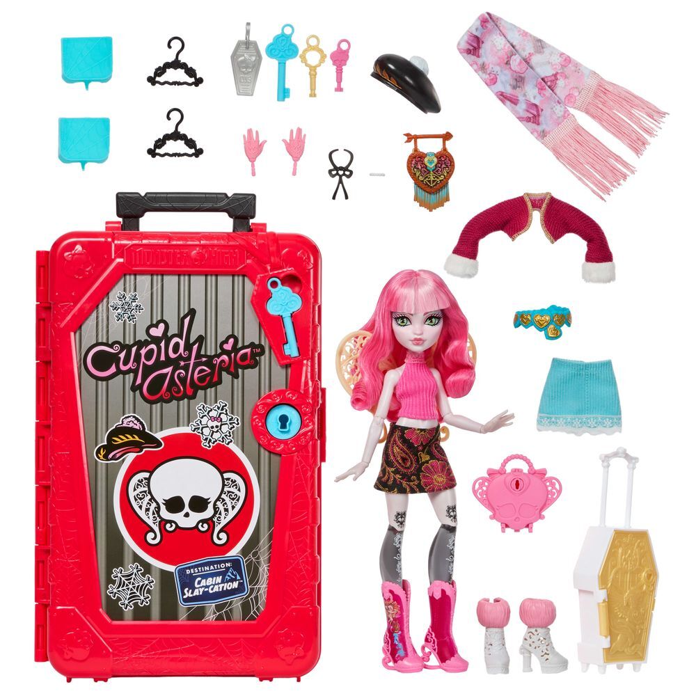 Cupid Asteria Doll and Skulltimate Secrets Wardrobe from Monster High