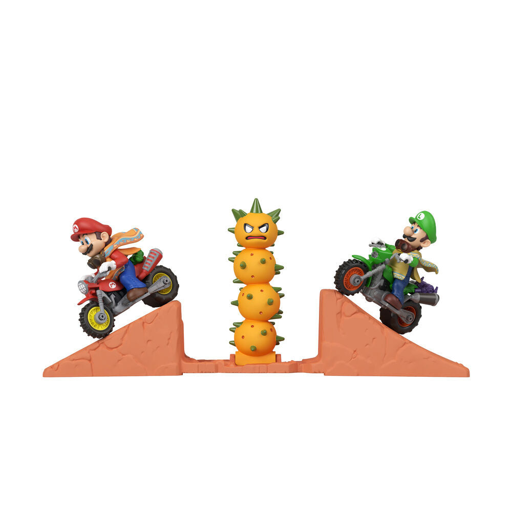 Hot Wheels Mario & Luigi Desert Jump blister pack