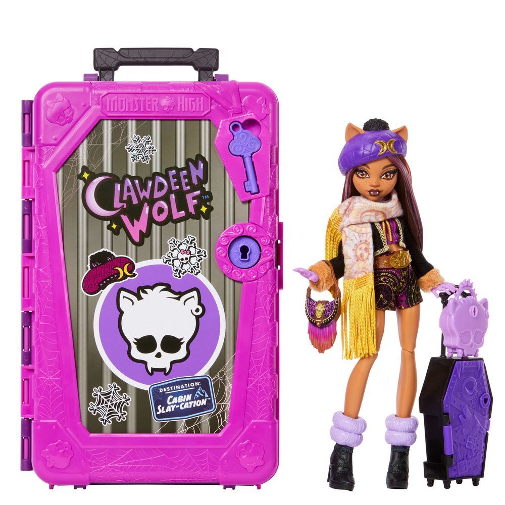 Clawdeen Wolf Doll and Skulltimate Secrets Wardrobe from Monster High