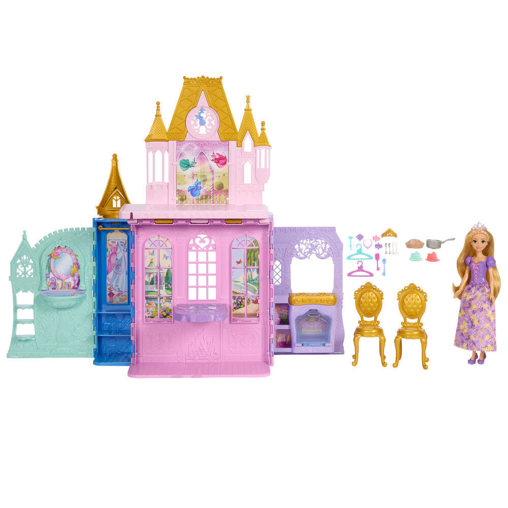 Rapunzel Doll and Disney Princess Castle