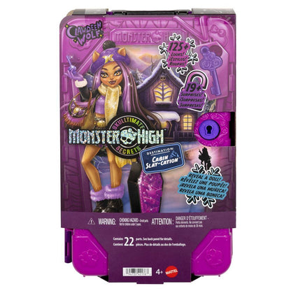Clawdeen Wolf Doll and Skulltimate Secrets Wardrobe from Monster High