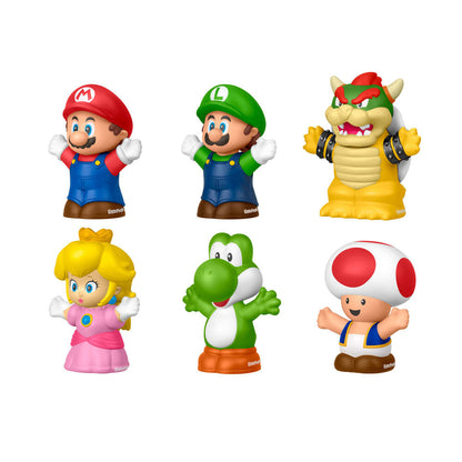 Blister 6 figures Super Mario Bros Little People