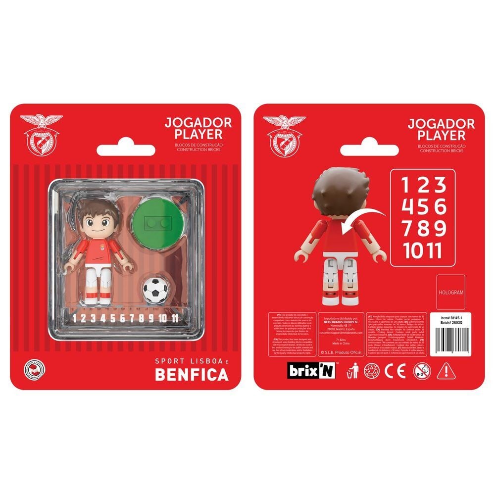 Benfica player figure 4cm